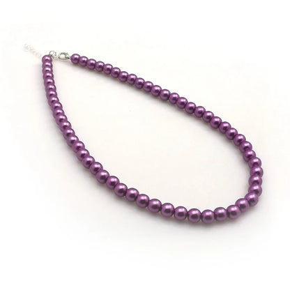 24pcs Imitation Pearl Necklace Set - 8mm Fashion Pearl Choker Jewelry Wholesale Collection