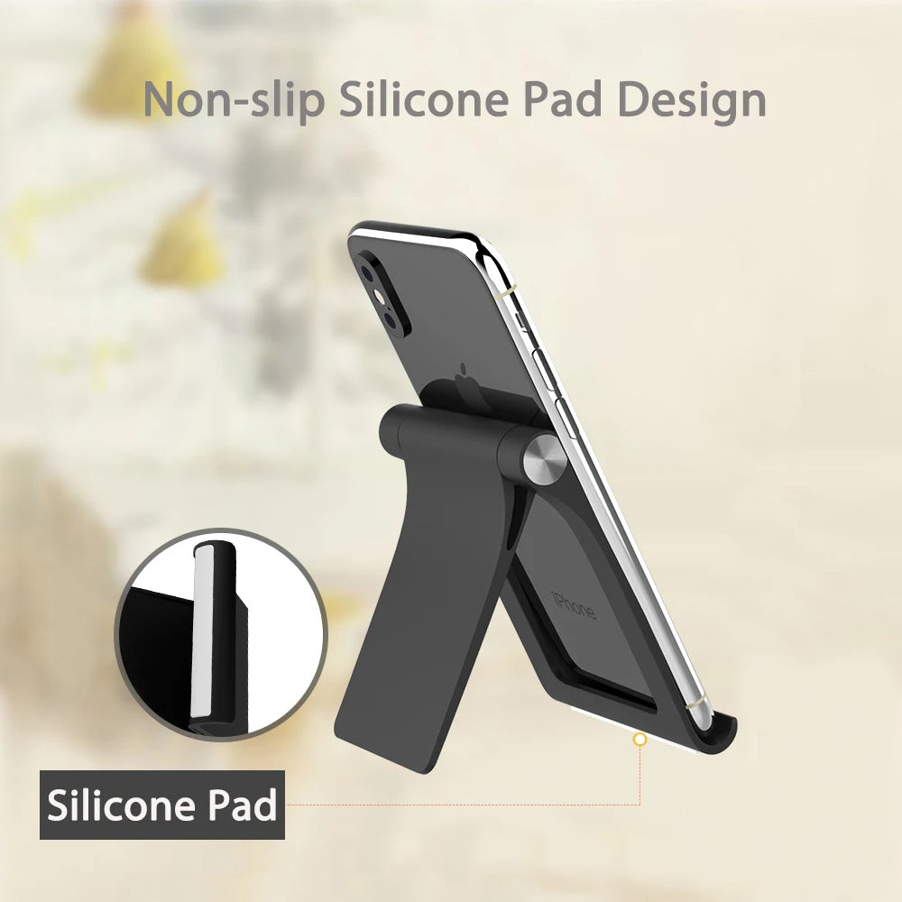 Untoom Adjustable Foldable Phone & Tablet Stand – Desk Holder for iPhone 15, 14 Pro Max and Universal Devices