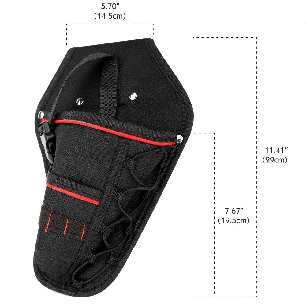 ESPLB Multi-Functional Waterproof Drill Holster – Waist Tool Bag Pouch for Wrench, Hammer, Screwdriver