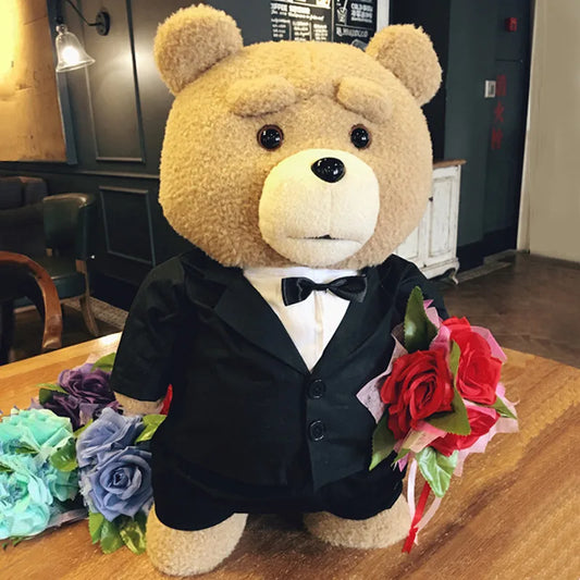 Ted 2 Movie Teddy Bear Plush Toy - 45cm Soft Stuffed Animal Birthday Gift with Apron
