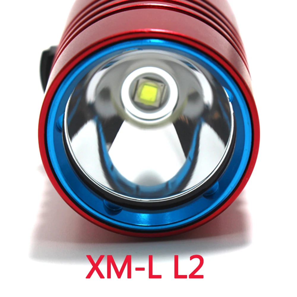 IPX8 Waterproof Diving Flashlight - 100M Underwater Professional Dive Light