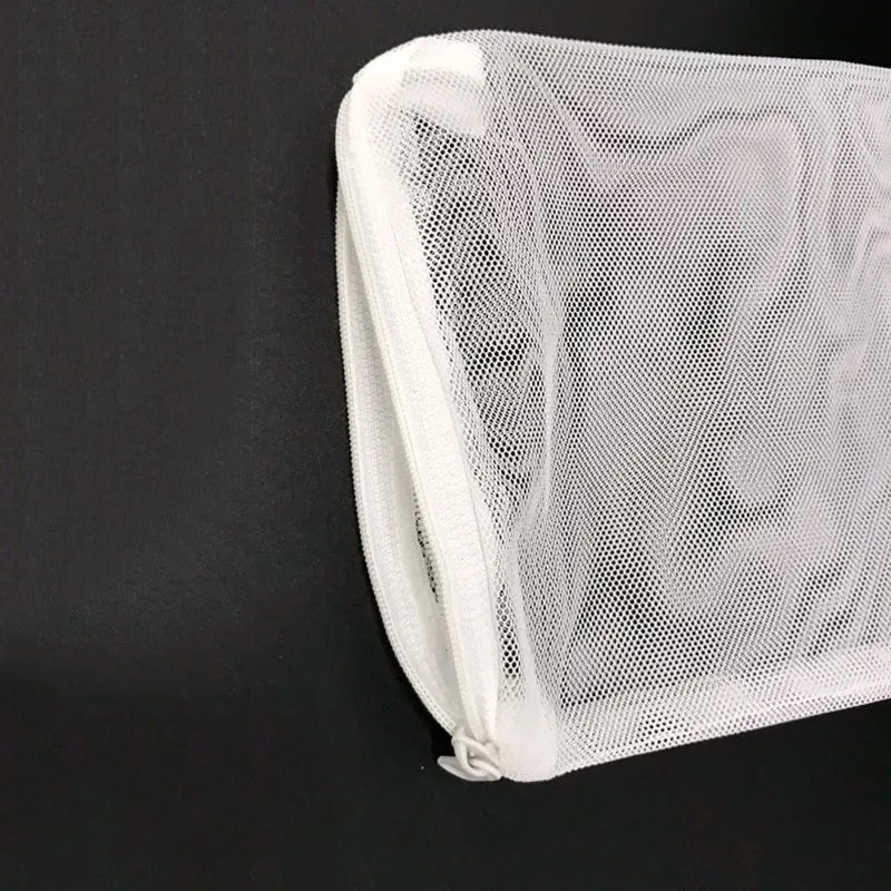 10Pcs Mesh Filter Net Bags – Aquarium Pond Bio Ball, Carbon Media & Ammonia Isolation Bags, White & Black
