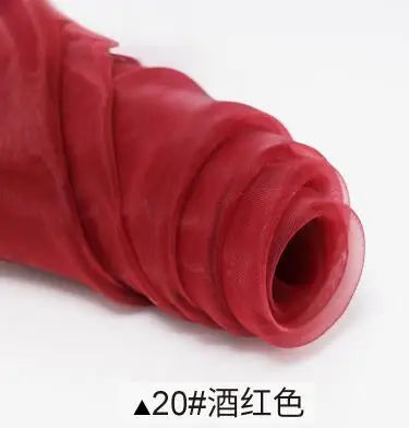 Sheer Organza Fabric Roll - Wedding Party Decoration Material For Romantic Birthday And Event Decor