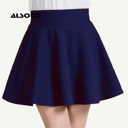 ALSOTO 2024 Women’s Elastic Waist Midi & Mini Skirt – Winter & Summer Fashion Saia Feminina