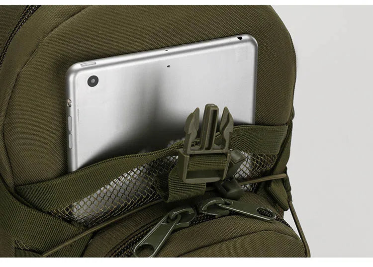 15L Molle Tactical Backpack – Outdoor Sports Bicycle Bag for Cycling, Hiking, Climbing, Camping & Fishing with Hydration Support