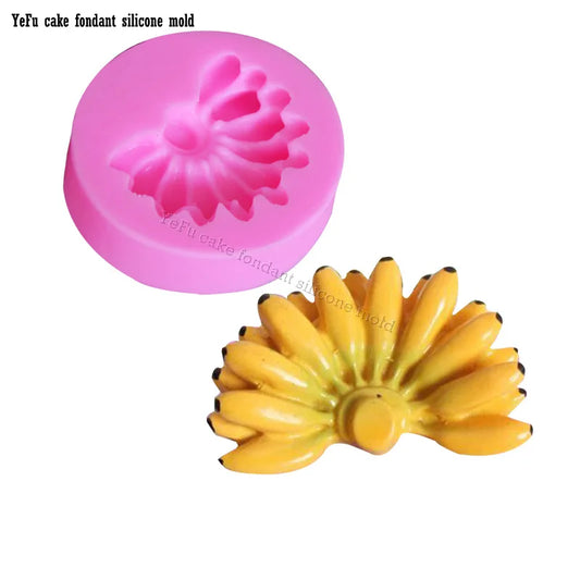 3D Banana Chocolate Candy Silicone Soap Mold – Sugarcraft Cake Tool & Kitchen Baking Accessory F0877