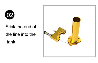 ZSDTRP 7/8" Aluminum Quick Action Throttle Grip Set – Twist Gas Throttle with Cable for 50cc, 110cc, 125cc Dirt & Pit Bikes