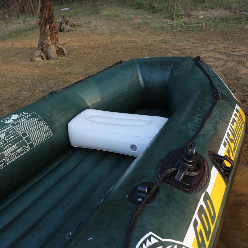 Air Cushion Inflatable PVC Seat for Boat - Thick, Foldable, Big Valve for Outdoor Camping & Fishing
