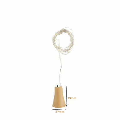 Solar Wine Bottle Lights – 10LED/15LED/20LED Cork Shape Fairy Lights, Copper Wire Garland for Christmas & Home Room Decoration