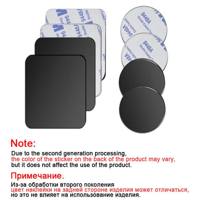 Universal Magnetic Phone Mount Metal Plate - Iron Sheet Sticker for Car Phone Holder Stand
