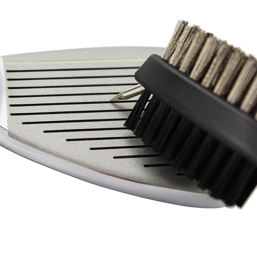 Golf Club Brush – 2-Sided Groove Cleaner Kit for Putter, Wedge & Ball, Golf Accessories