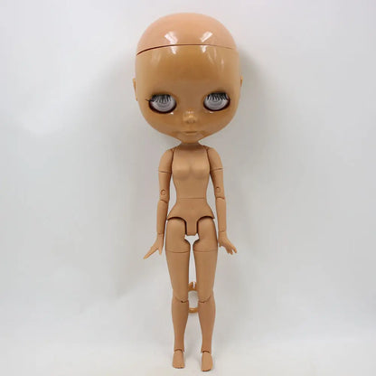 DBS Blyth Doll Toy – 30cm Joint Body Bald Head DIY Doll without Eyechips, Loose Scalp
