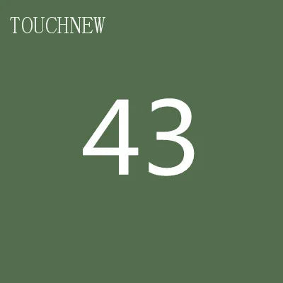 TOUCHNEW Alcohol Sketch Markers - Dual Tip Brush Pens for Manga Drawing & Art Supplies