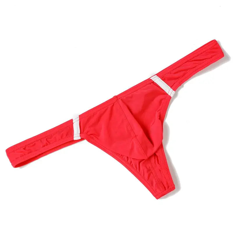 Men’s Low Rise Thong & G-String Underwear – Sexy Bikini Briefs with Support Pouch, Breathable Jockstrap Style (B617)