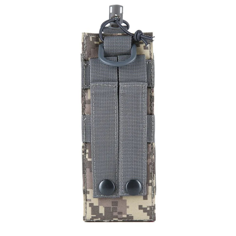 MOLLE Water Bottle Holster Pouch - Outdoor Sports, Hiking, Camping & Travel Canteen Holder EDC Tool Waist Bag