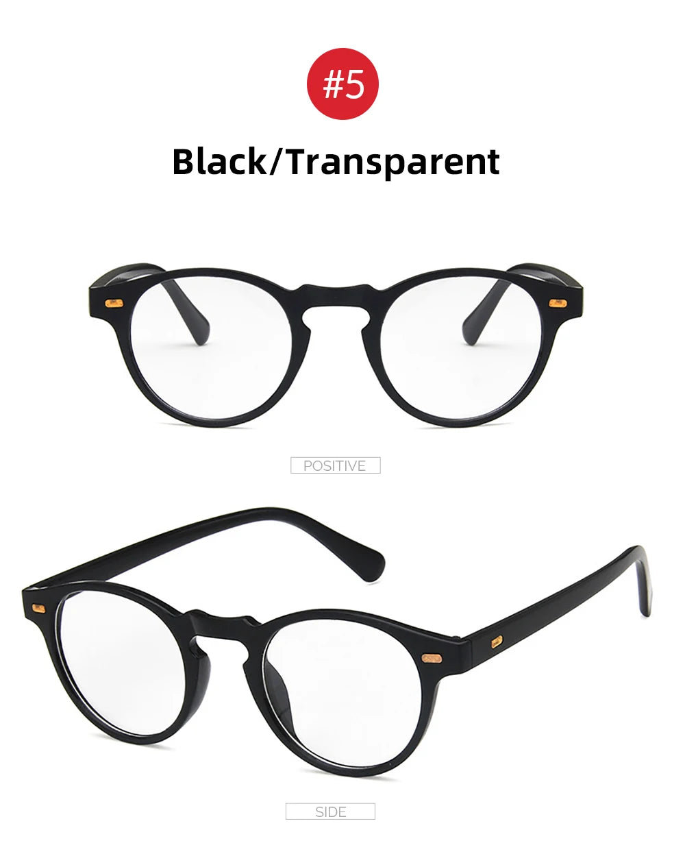 VIVIBEE 2025 Fashion Oval Small Sunglasses – Classic UV400 Clear Transparent Shades for Men & Women