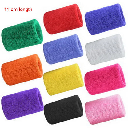 Sports Wrist Sweatband - Tennis, Volleyball & Gym Wrist Brace Support Towel Bracelet Protector