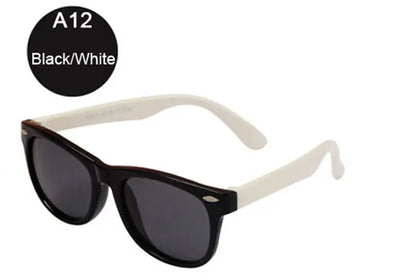 Kids Polarized Sunglasses – Classic Designer UV Protection Eyewear with TAC Lenses & TR90 Flexible Safety Frame for Boys & Girls