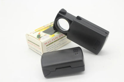 Portable 30X LED Magnifier — Acrylic Lens for Jewelry Appraisal, Reading, Sewing & Seniors