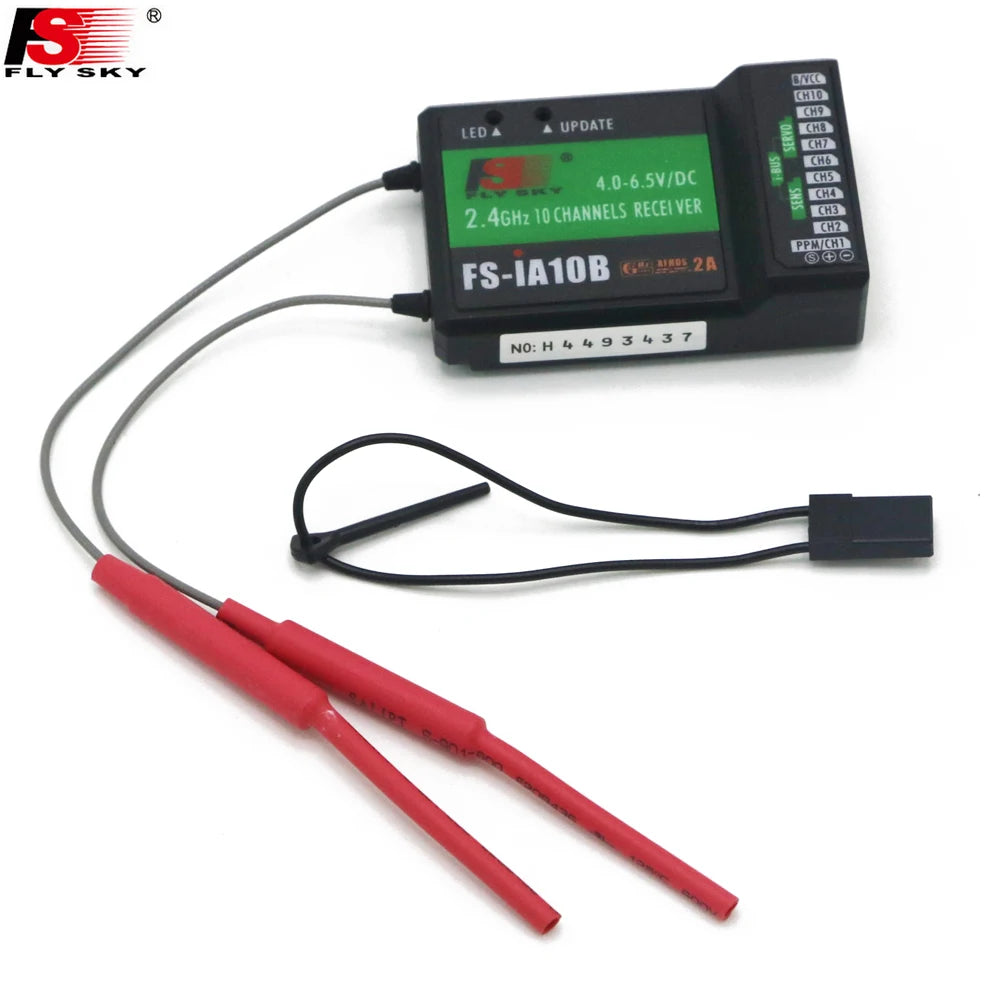 Flysky FS-GT5 2.4G 6CH Transmitter – FS-BS6 Receiver with Built-in Gyro & Fail-Safe for RC Car & Boat