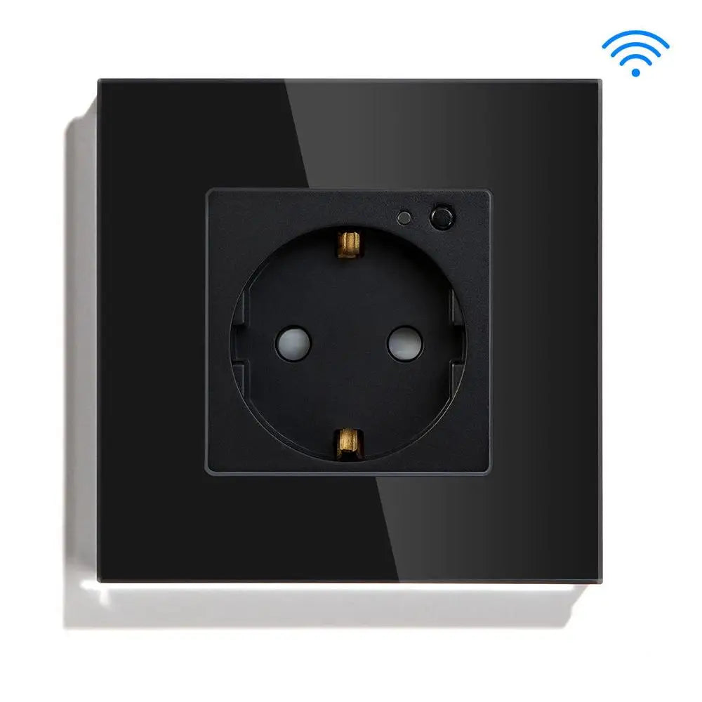 Bseed Smart WiFi Socket – EU Standard Intelligent Outlet, Compatible with Tuya App, Google & Alexa, Timer Function Home Improvement Plug