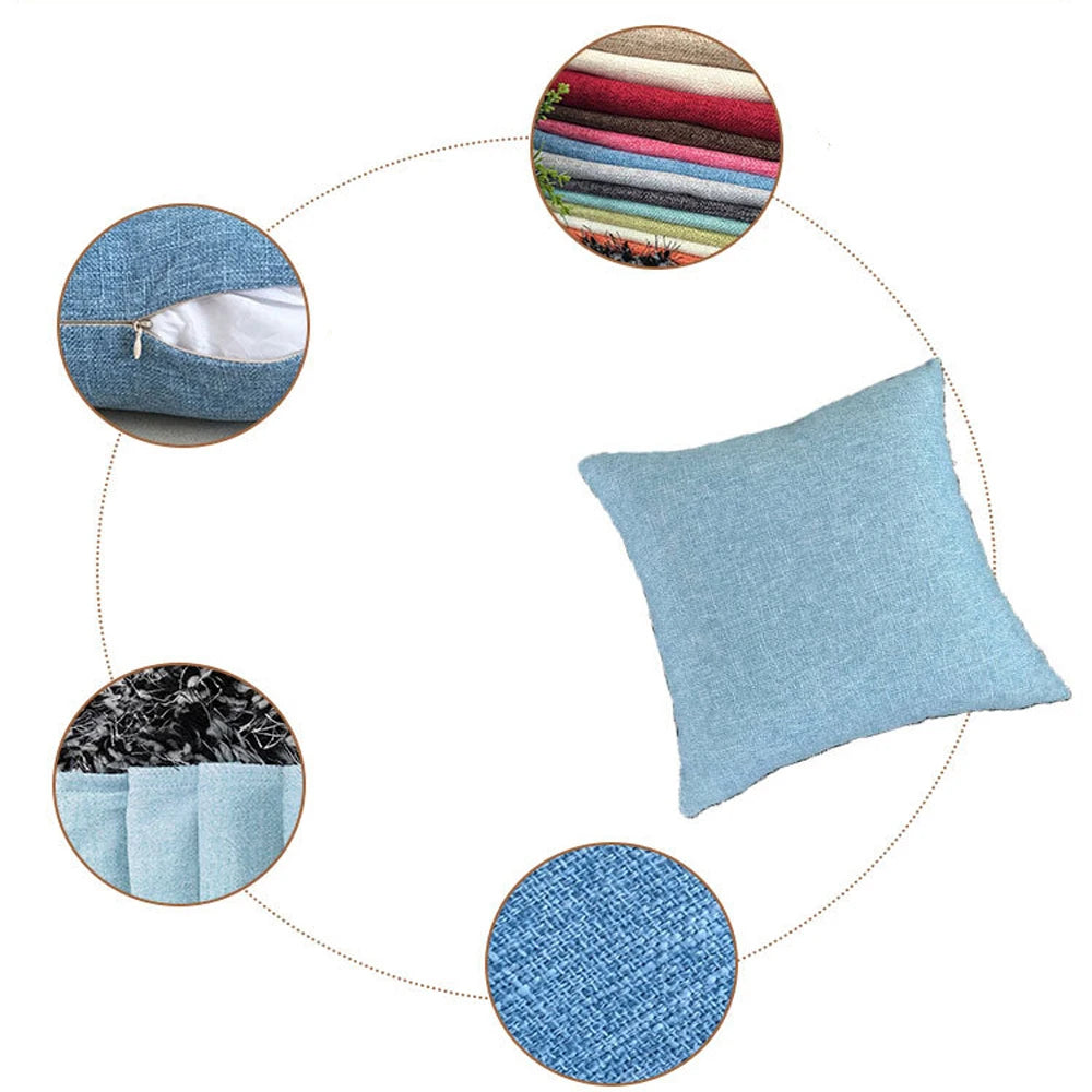 Sofa Cushion Cover – Decorative Throw Pillow Case for Home & Hotel, Multiple Sizes 30x50–60x60 cm