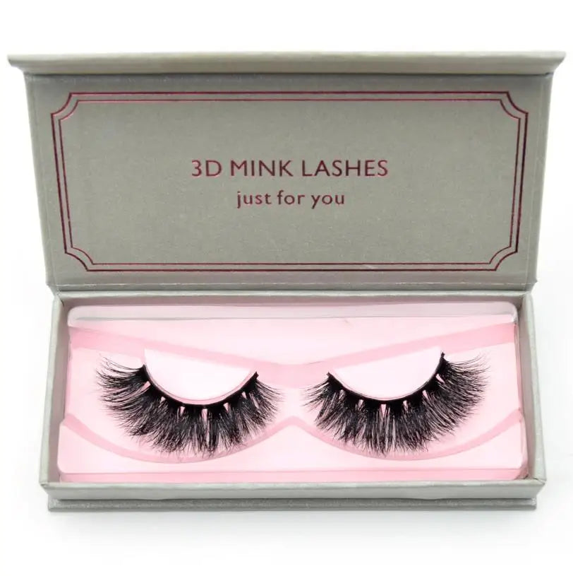 Visofree 3D Mink Lashes – High Volume Natural Black False Eyelashes #108, #109, #110