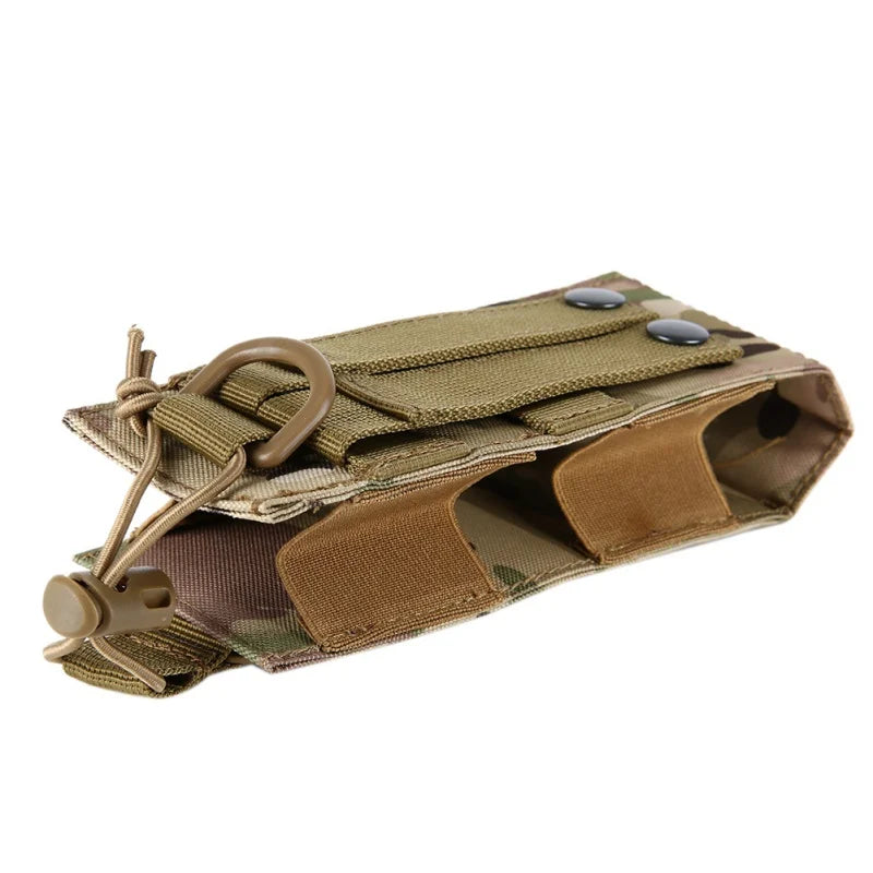 MOLLE Water Bottle Holster Pouch - Outdoor Sports, Hiking, Camping & Travel Canteen Holder EDC Tool Waist Bag