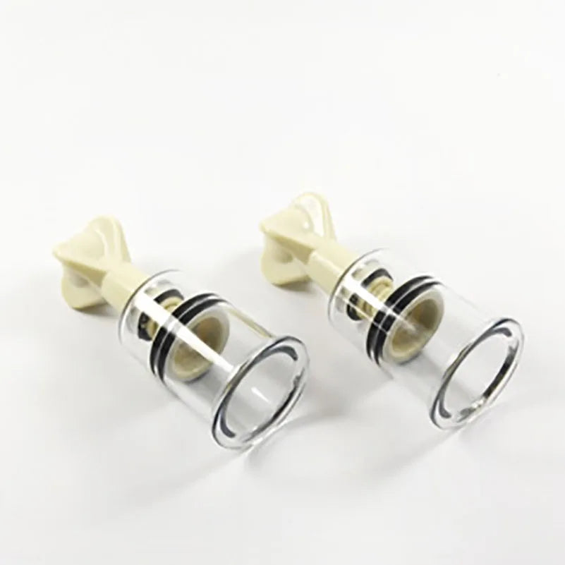 Women’s Nipple Clamps and Breast Suction Stimulator - Adult Intimate Sensory Play Accessories