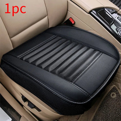 Universal Leather Car Seat Covers - Seat Cushion Protector Mats for Auto Interiors