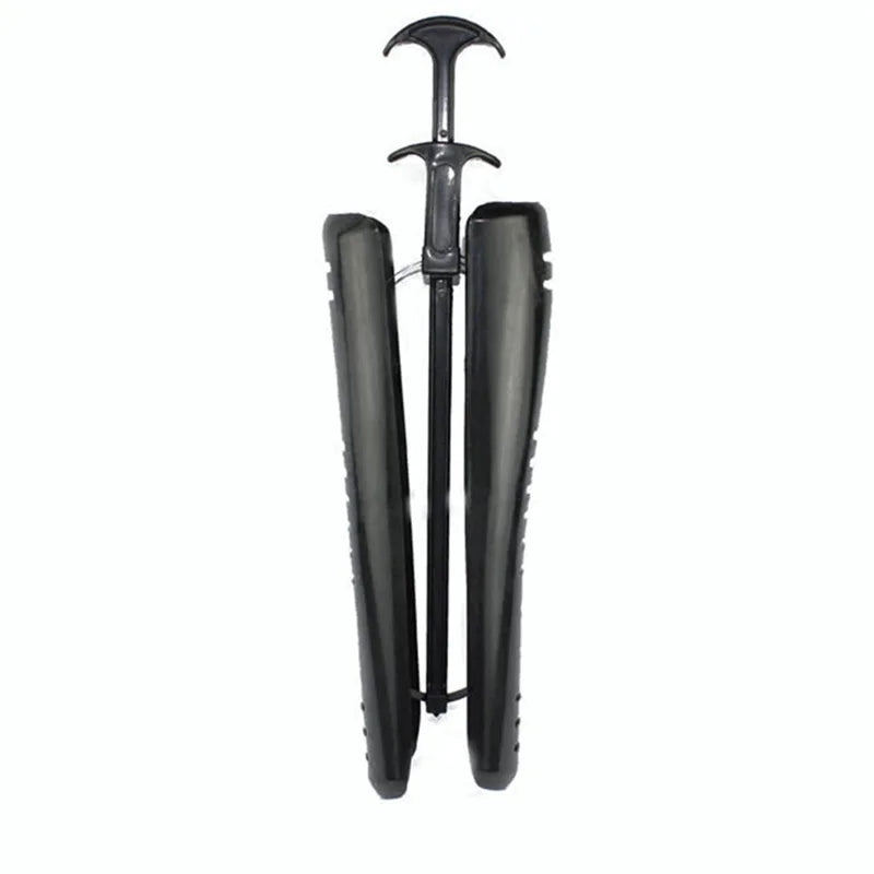 2 Pcs Black Boot Shapers | Practical Long Boot Supporters, Stretcher & Creative Home Storage Holder Hangers