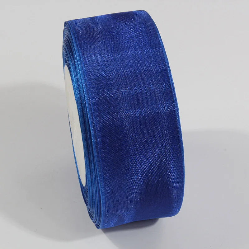 10 Yards Sheer Chiffon Organza Ribbon - Satin Gift Wrapping Ribbon for Wedding Bouquets, Party Decor & DIY Crafts