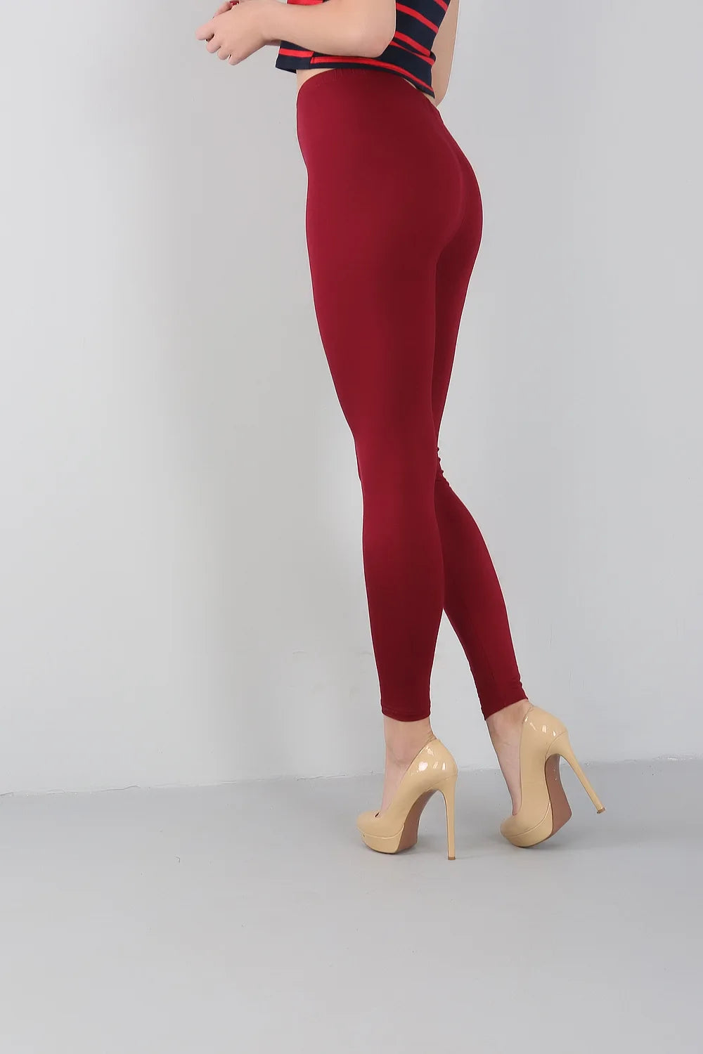 2023 Women's Bamboo Fiber High Elastic Slim Leggings – Plus Size 2XL-7XL, Spring & Summer Fashion
