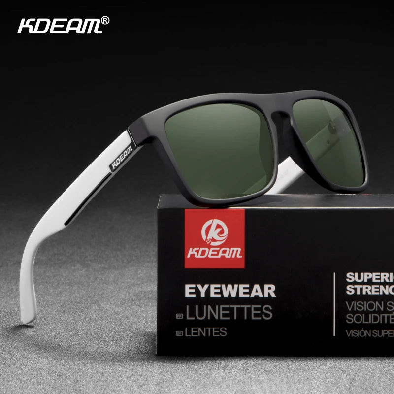 KDEAM Men’s Polarized Photochromic Night Sight Driving Sunglasses UV400 – New KD156 Colors CE Certified