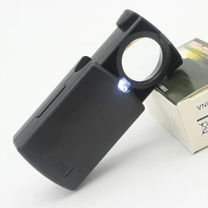 Portable 30X LED Magnifier — Acrylic Lens for Jewelry Appraisal, Reading, Sewing & Seniors