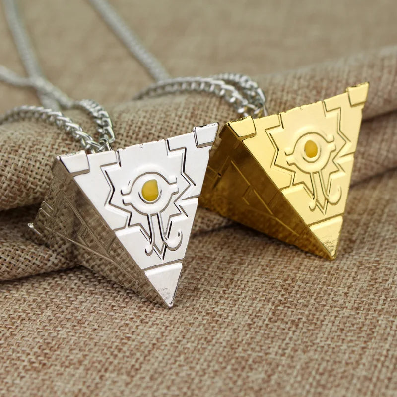 Yu-Gi-Oh! Millennium Puzzle & Eye of Horus Necklaces - 3D Anime Cosplay Pendant Jewelry Gift for Men and Women