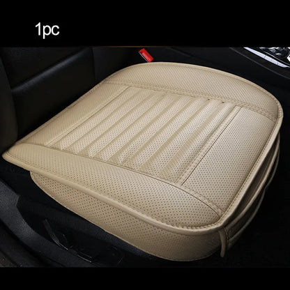 Universal Leather Car Seat Covers - Seat Cushion Protector Mats for Auto Interiors