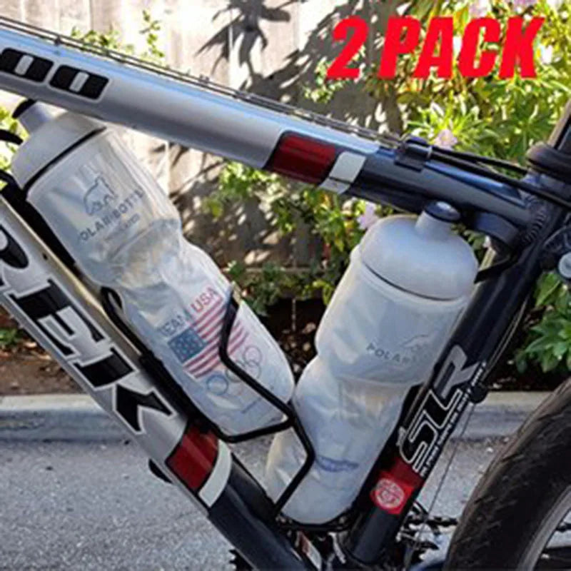 GoByGo Aluminum Alloy Bike Water Bottle Holder – Mount for Mountain & Folding Bikes, 5 Color Options