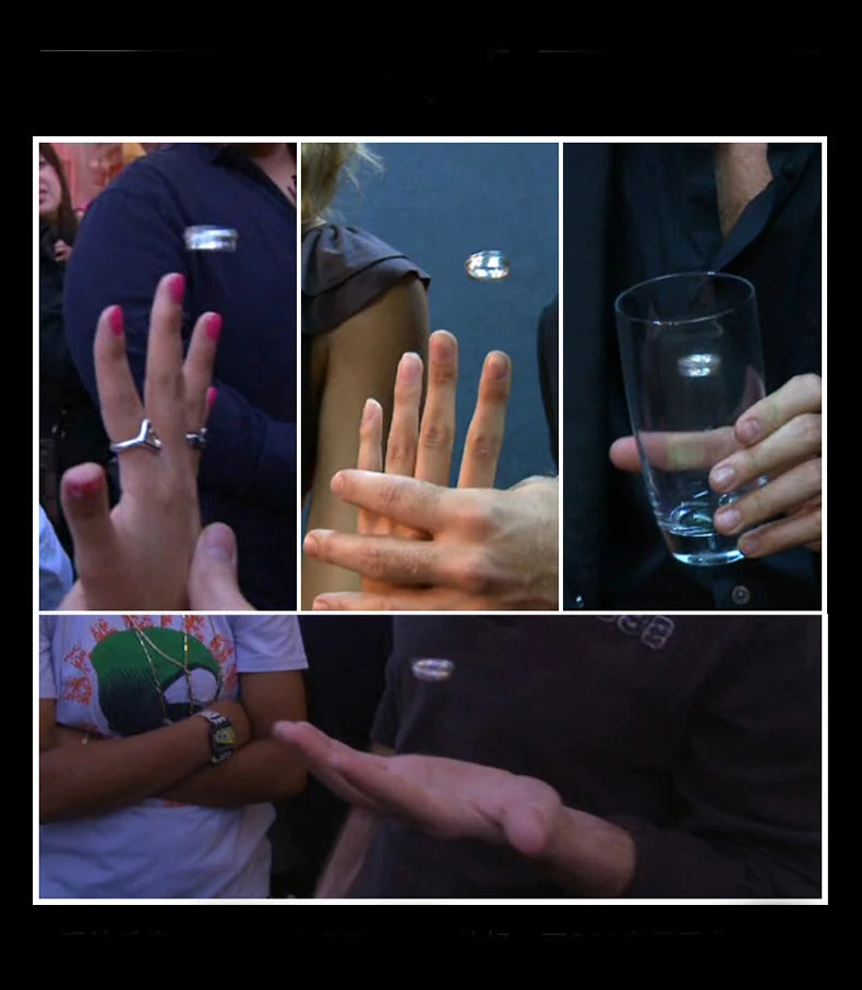 Magic Floating Ring – Invisible Floating Trick Prop for Magicians, Street Illusions & Mentalism