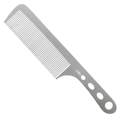 Brainbow Titanium Steel Hair Comb – Professional Anti-Static Salon Hairdressing Brush for Men