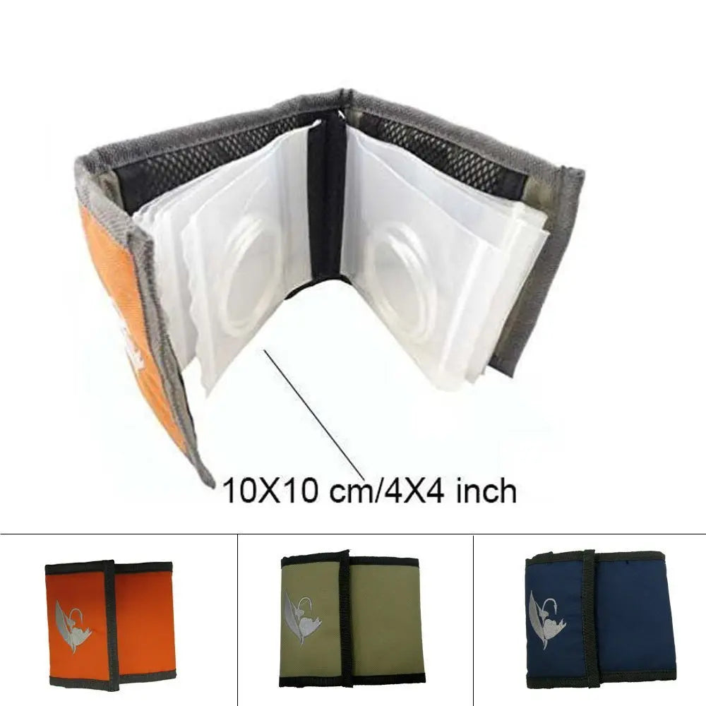 Aventik 10 Pocket Fishing Tackle Binder – Fly Fishing Leader Tippet Wallet & Storage Case for Tippet Line