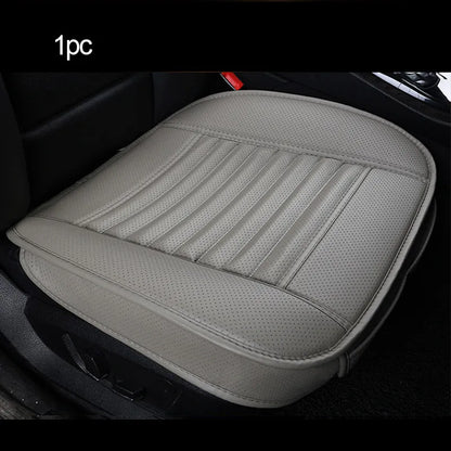 Universal Leather Car Seat Covers - Seat Cushion Protector Mats for Auto Interiors