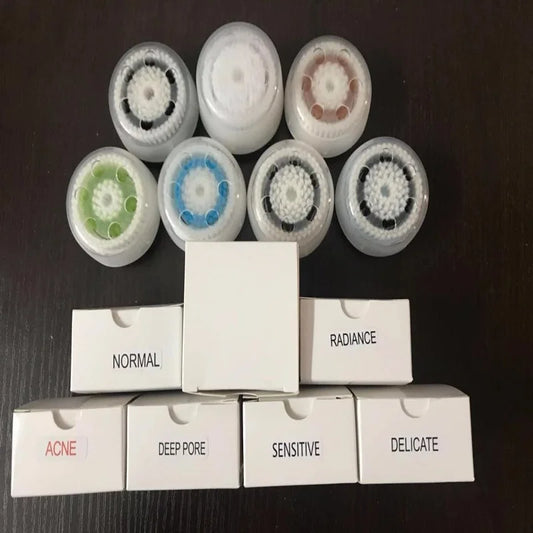Facial Cleansing Brush Replacement Heads Compatible with SMART PRO, ARIA Fit, Mia 1, Mia 2 & Mia 3