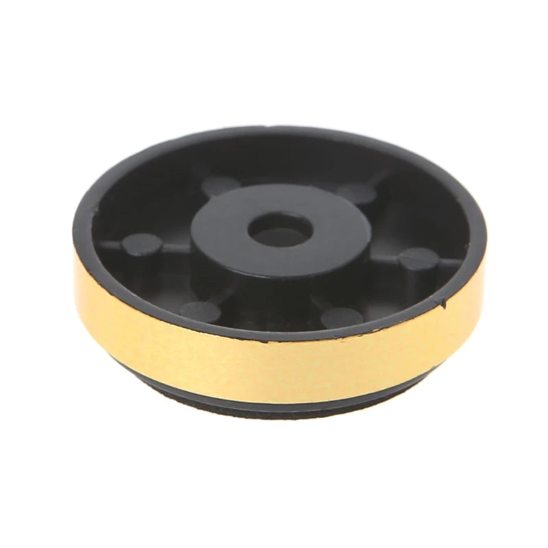 12PCS Bookshelf Speaker Shock Absorption Pads – Aluminum Alloy Damping Feet for Audio Stereo Speakers & Amplifiers
