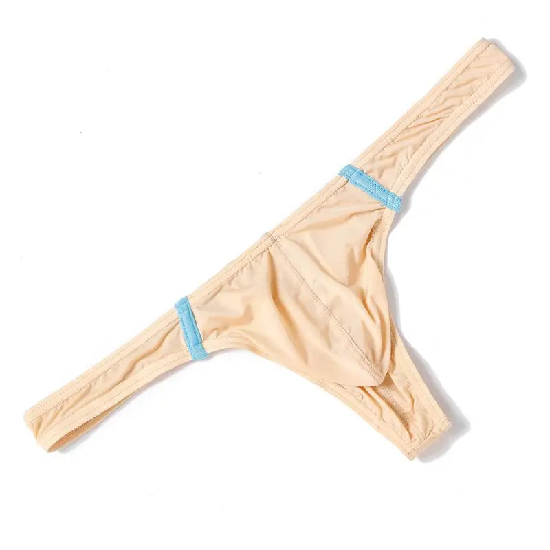 Men’s Low Rise Thong & G-String Underwear – Sexy Bikini Briefs with Support Pouch, Breathable Jockstrap Style (B617)