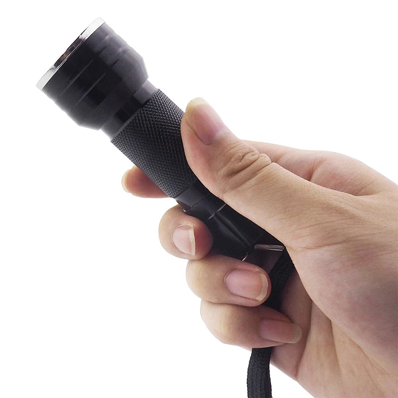 100 LED UV Flashlight 395NM – Black Light Torch for Dog Urine, Pet Stains & Bed Bug Detection