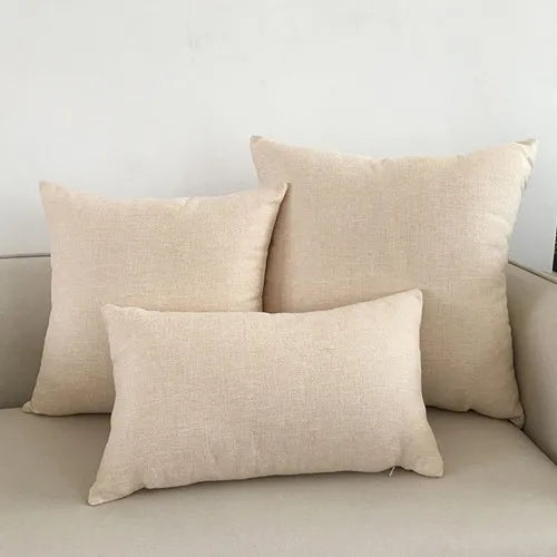 Sofa Cushion Cover – Decorative Throw Pillow Case for Home & Hotel, Multiple Sizes 30x50–60x60 cm