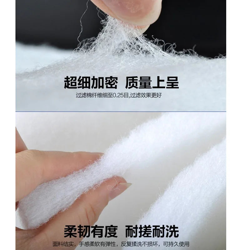 Super Thick Biochemical Aquarium Filter Cotton - Sponge Foam for Fish Tank, Bio Skimmer