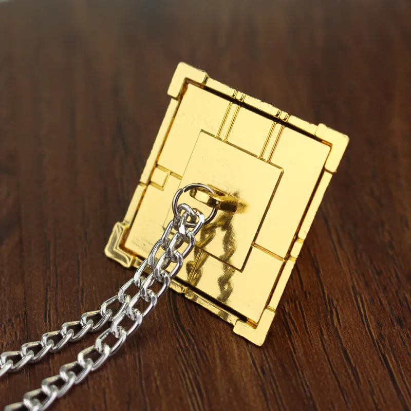 Yu-Gi-Oh! Millennium Puzzle & Eye of Horus Necklaces - 3D Anime Cosplay Pendant Jewelry Gift for Men and Women