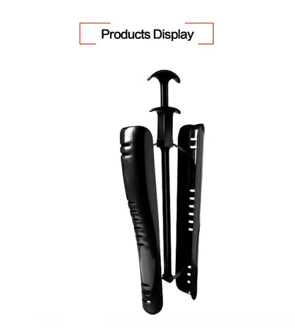 2 Pcs Black Boot Shapers | Practical Long Boot Supporters, Stretcher & Creative Home Storage Holder Hangers